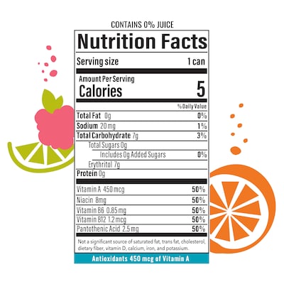 Bubbl'r Antioxidant Twisted Elix'r Flavored Sparkling Water, 12 oz., 12 Cans/Pack (WIC39923)