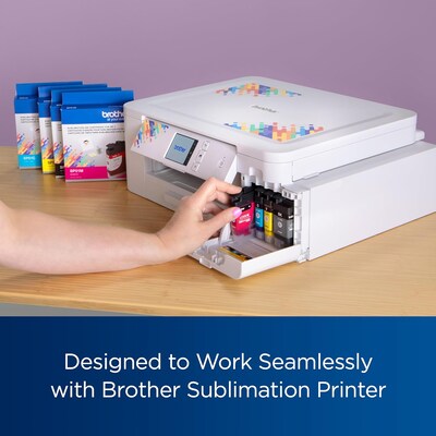Brother SP01 Black/Cyan/Magenta/Yellow Standard Yield Sublimation Ink Cartridge, Bundle, 4/Pack (SP014PKPLS-STP)
