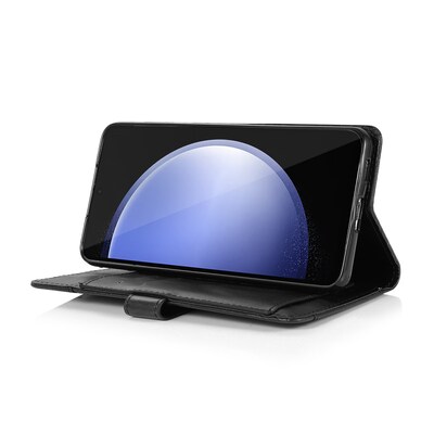 SaharaCase Indy Wallet Case for Galaxy S24 FE, Shock Absorbing, Scorpion Black (CP00718)