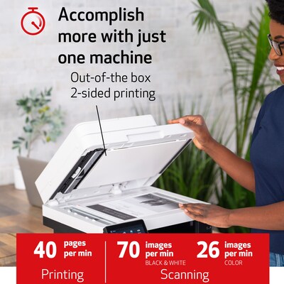 Canon ImageCLASS MF455dw Wireless Black & White All-in-One Laser Printer (5161C005)