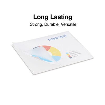 Staples Thermal Laminating Pouches, Letter Size, 5 Mil, 100/Pack (5204003/5204009)