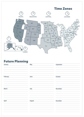 2026-2027 House of Doolittle 8.5" x Calendar Year Monthly Planner, Paperboard Cover, Black (262092-26)