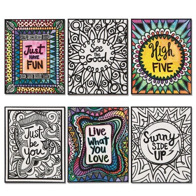 S&S Velvet Art Positive Posters, 24/Pack (PS1441)