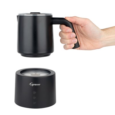 Capresso Steel/Plastic Frother, Black (210.01)