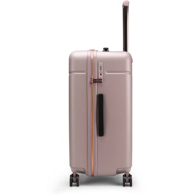 SwissDigital KATY ROSE NG 40.9" Hardside Suitcase, 4-Wheeled Spinner, TSA Checkpoint Friendly, Lotus Pink (SD452725W-82)