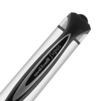 uni-ball 207 Impact Gel Pens, Bold Point, Black Ink, Dozen (65800)