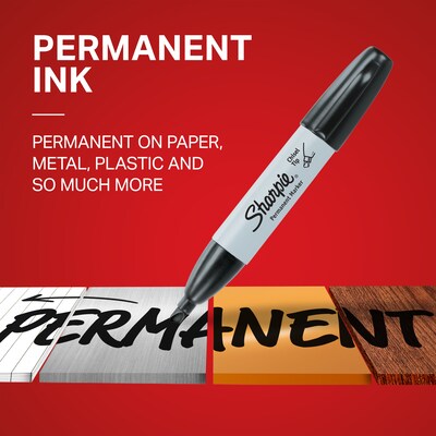 Sharpie Permanent Markers, Chisel Tip, Black, 36/Pack (2083007)