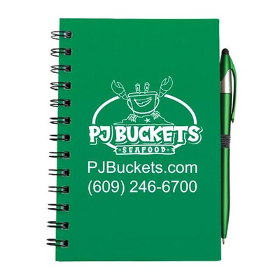 Custom Colored Cardboard Jotter Spiral Bound Notebook