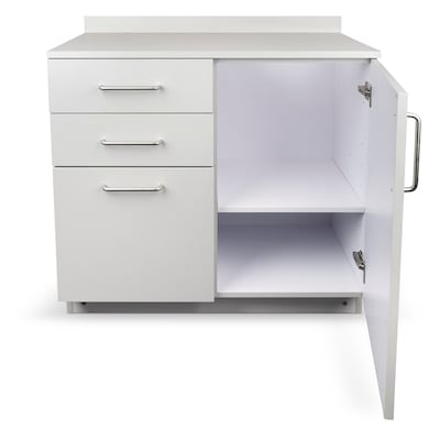 Viva Comfort 36.32"H x 36"W Exam Room Medical Cabinet, 3-Drawers, Gray (ADI902-B-36-N-GRY)