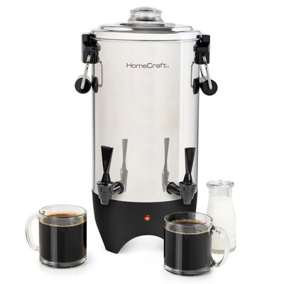 HomeCraft 45-Cup Coffee Urn, Stainless Steel (CUDS45SS)
