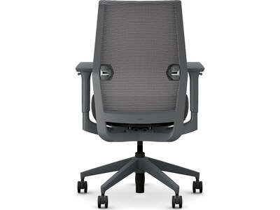HON Cipher Mesh/Fabric Swivel Task Chair, Black/Charcoal (HCFRT.STC.H.S.IC.CU10.TC00.AL.ST.SB.S)