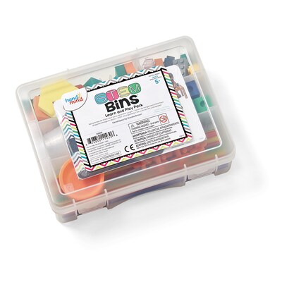 hand2mind STEM Learning Resources Bins & Play Pack, Multicolored (H2M-93836)