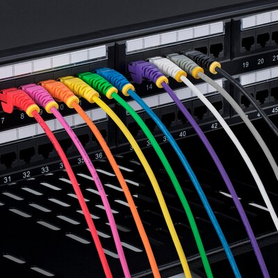 StarTech Slim 15' CAT6 Ethernet Cable, 28AWG, Yellow (N6PAT15YLS)