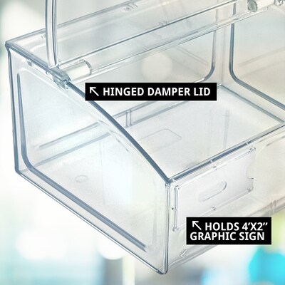 Azar Containers, Clear (400432)