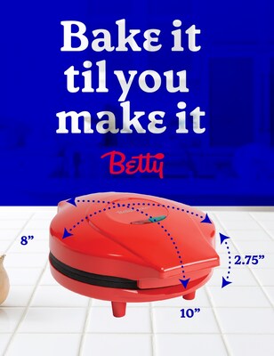 Betty Crocker 12-Inch Pizza Maker Plus, White (BC-2958CW)