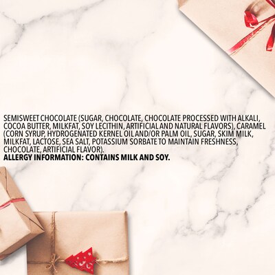DOVE Promises Dark Chocolate & Sea Salt Caramel Christmas Candy, 7.94 oz. (MMM59122)