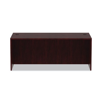 Alera™ Valencia Series Executive Suites in Mahogany, Straight Front Desk Shells, 72"W
