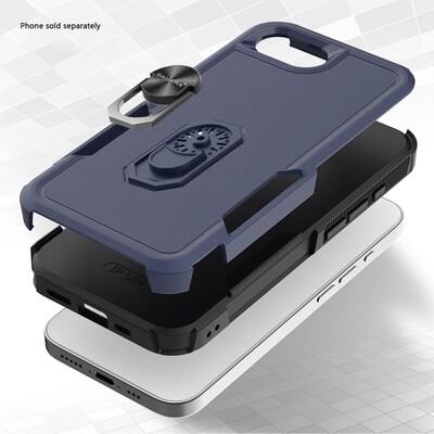 SaharaCase Raider Series Phone Case for iPhone 16e, Shock Absorbing, Midnight Blue (CP00820)