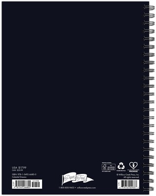 2027 Willow Creek Celestial Dreams 6.5 x 8.5 Calendar Year Weekly & Monthly Standard Planner, Assorted Colors (66805)