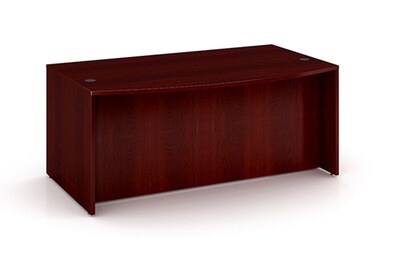 Boss Office Products U-Shaped Executive Desk, Mahogany (GROUPA-M)