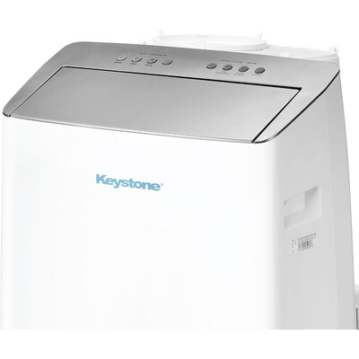 Keystone 115-Volt 14,000 BTU ASHRAE (12,000 BTU DOE) Portable Air Conditioner with Remote, White (KSTAP12PINV)