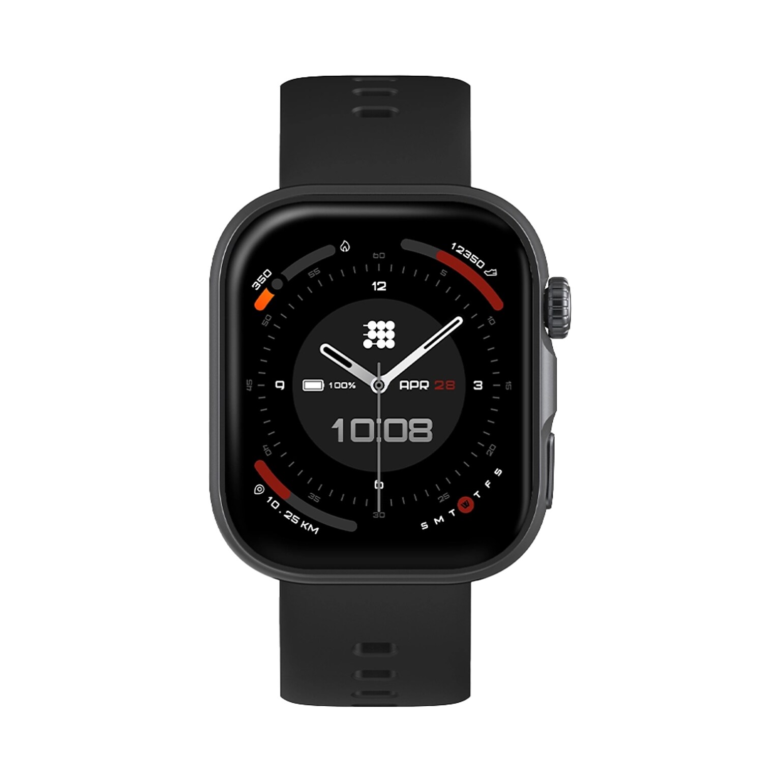 Cubitt Viva 2 Smartwatch, Phone-Connected GPS, 1.85in,. Obsidian Black (CT-VIVA2-1)