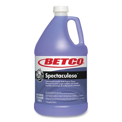 Betco Spectaculoso Multipurpose Cleaner, Lavender Scent, 1 Gal. Bottle, 4/Carton (BET10030400)