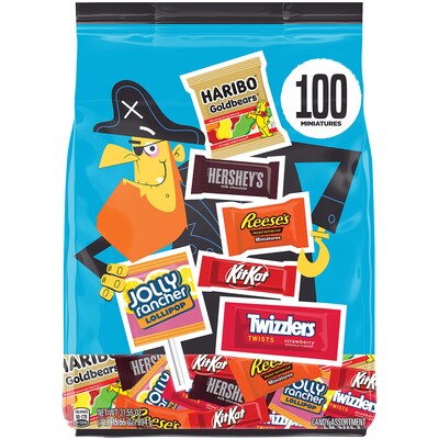 Hersheys HAL Choc & Sweets Miniatures assort , 31.55 oz