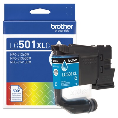 Brother LC501XL Cyan High Yield Ink Cartridge (LC501XLCS)