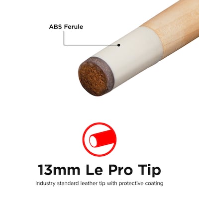 Viper One Piece 57" Maple Bar Billiard/Pool Cue Stick, 21 Ounce (50-0100-21)