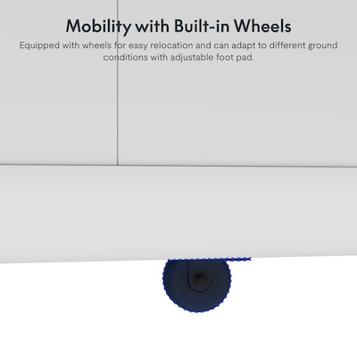FlexiSpot NeoPod Flex Series Sound Absorbing 4-Person Privacy Booth, White (P4F-2W)