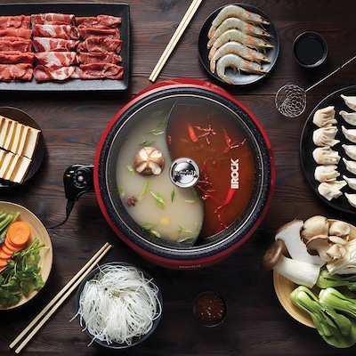 THE ROCK by Starfrit Dual-Sided 3.2 Qt. Thermal Pot, Red (024425-002-0000)