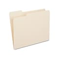 Quill Brand® Left Position File Folders, 1/3-Cut, Letter Size,  Manila, 100/Box (730040)