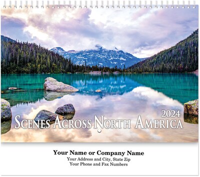 Custom Scenes Across America Wall Calendar Spiral