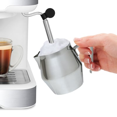 Capresso Cafe TS 2-Cups Pump/Automatic Espresso Machine, White (129.02)
