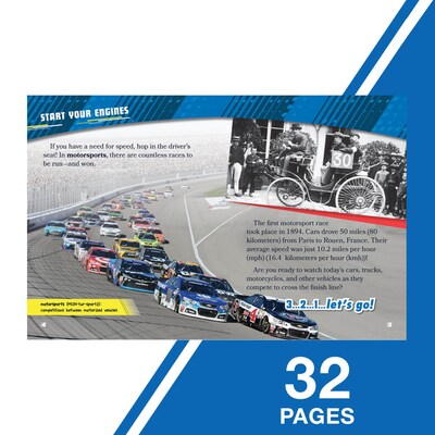 Carson-Dellosa Escape Motorsports, Hardcover (CD-9781731657336)