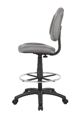 Boss Drafting Stool w/ Footring; Gray