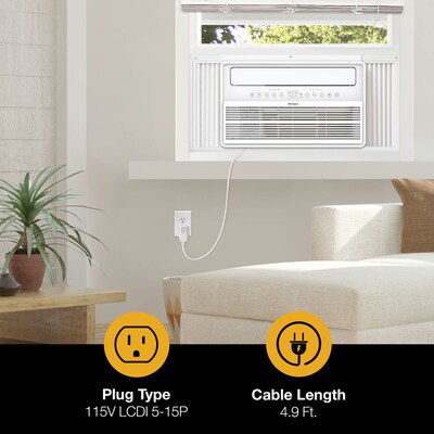 Whirlpool Energy Star 115-Volt 12,000 BTU Window Air Conditioner with Remote, White (WHAW-121IN)