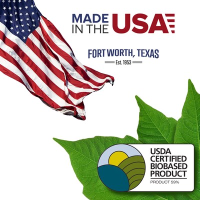 Samsill Earths Choice Plant-Based  Durable 1/2 View Binder, 3-Ring , Made in USA, White (18917)