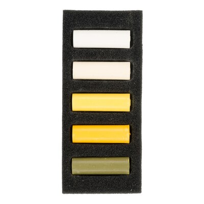 Rembrandt Soft Pastels Micro Sets, Warm Yellows, 5/Set, 3 Sets/Bundle (RBX31820501-3)