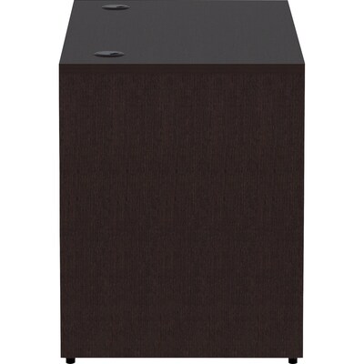 Lorell Essentials Series 48 W Desk Shell, Espresso (LLR18210)