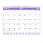 2023-2024 AT-A-GLANCE 14.88 x 11.88 Academic Monthly Wall Calendar, White/Purple/Red (AY8-28-24)