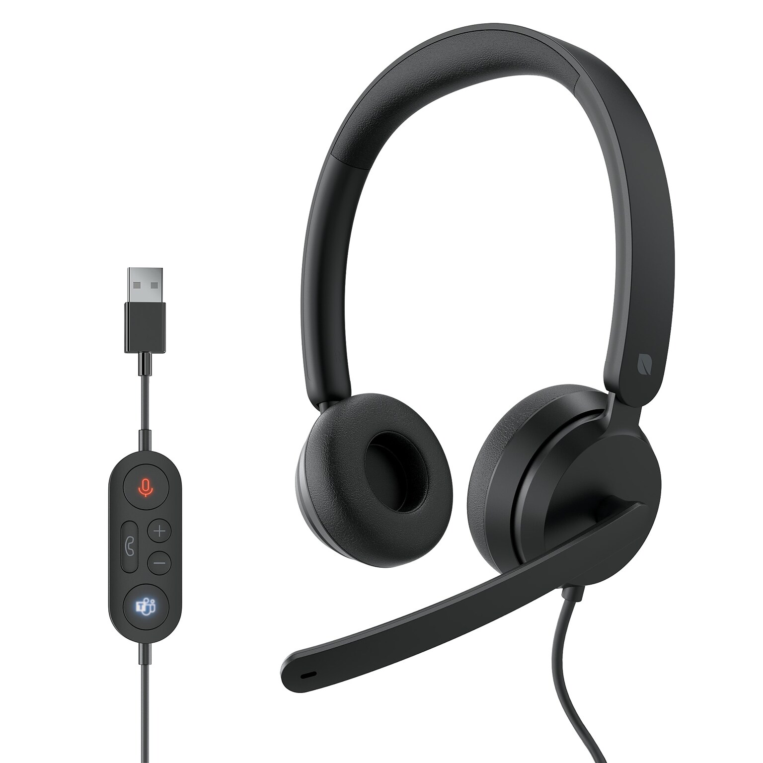 Incase Designed by Microsoft Modern USB-A Stereo Computer Headset, MT Certified (6ID-00012)