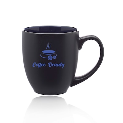 BISTRO TWO-TONE CERAMIC MUG 16 OZ