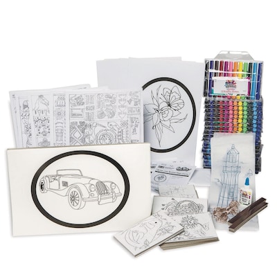 S&S Coloring Project Craft Kit, 135/Pack (AP262)