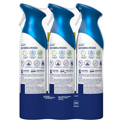 Febreze Air Mist Luxe Air Freshener Spray, Ocean Scent, 8.1 oz., 3/Pack (5549/38885)