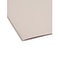 Smead Heavy Duty TUFF Hanging File Folders with Easy Slide™ Tab, 1/3 Cut, Letter Size, Steel Gray, 18/Box (64240)