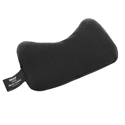 IMAK Cushion Ergobeads Wrist Rest, Non-Skid Base, Black (10165)