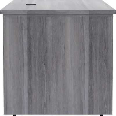Lorell Essentials Series 60"W Electric Adjustable Standing Desk, Weathered Charcoal (LLR69572)