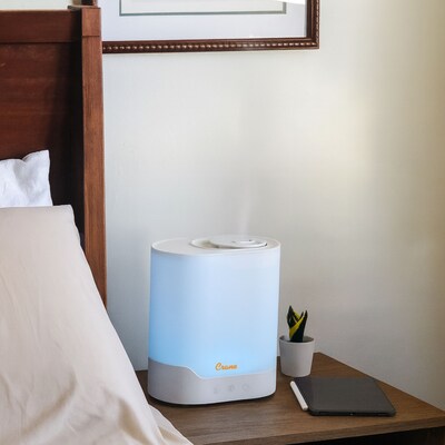 Crane Top Fill Ultrasonic Cool Mist Tower Humidifier 0.7-Gallon, 300 sq. ft., White (EE-5402)